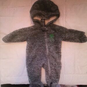 Cozy Gray Kids One Piece